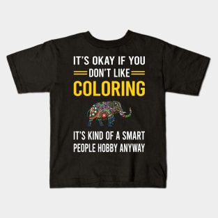 Smart People Hobby Coloring Kids T-Shirt